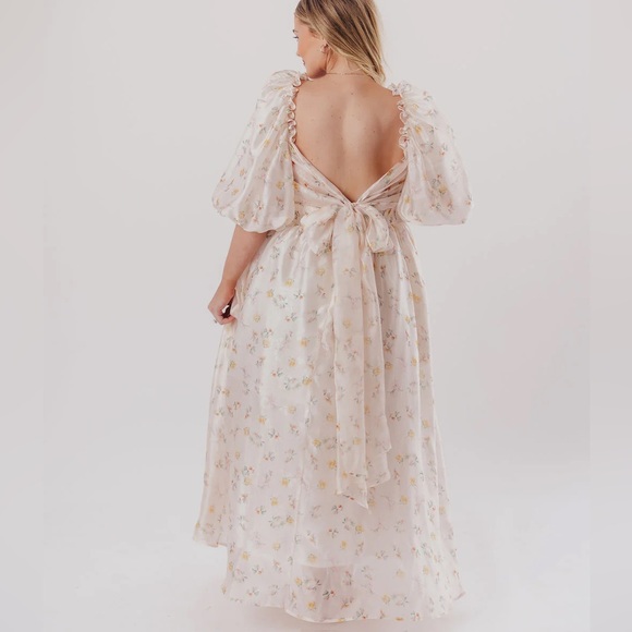 Rose floral maxi dress - Picture 2 of 5